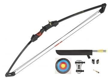 Łuk bloczkowy dla dzieci zestaw Poe Lang EK CHAMELEON Black 10-15 lb