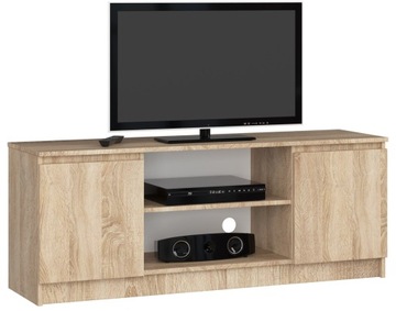 Szafka stolik RTV 2D1P 140cm dąb sonoma komoda AKD