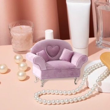 1/6 диван, шкатулка для драгоценностей, реалистичная сцена из жизни, кукольный домик, двухместный диван