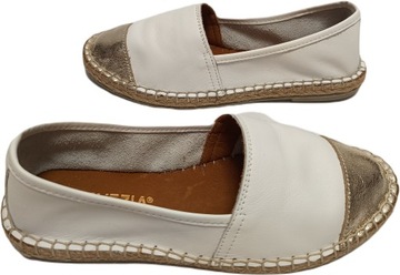 wygodne espadryle VENEZIA 031850018Y BIAŁE r36