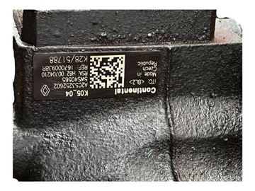 NISSAN QASHQAI 2013 ČERPADLO VSTŘIKOVAČE VYSOKÉHO TLAKU