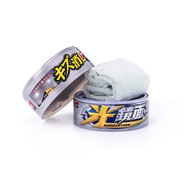Soft99 New Scratch Clear Wax Light 200г - воск для снятия светлых лаков d