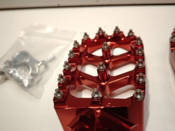 Красные подножки для мотоциклов для Honda CR125 CR250 CRF150R CRF250R