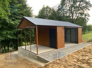 Жестяной гараж 4х8. Залы, Жестяные Сараи