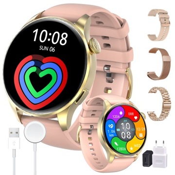 Zegarek Smartwatch ALWAYS ON Rozmowy Puls Menu PL