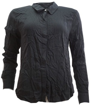 JACQUELINE DE YONG klasyczna koszula czarna z wiskozy r.40 L
