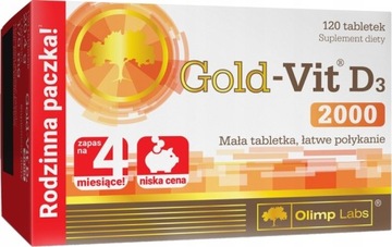 OLIMP Gold-Vit D3 2000 j.m. witamina D 120 tabl