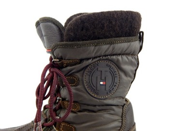 Buty ze skóry TOMMY HILFIGER r 38/24,5 cm