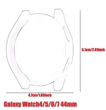 КОРПУС ДЛЯ ЧАСОВ SAMSUNG GALAXY 4 5 6 7 44 мм + ЗАКАЛЕННОЕ СТЕКЛО