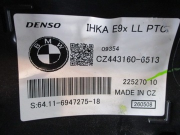 BMW E9 E91 KOMPLETNÍ RADIÁTOR POD CLIMATRONIC