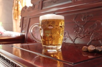 КРУЖКИ ПИВНЫЕ СТЕКЛА С РУЧКОЙ БОЧКА ТОЛСТОЕ СТЕКЛО 500 МЛ 6ШТ.