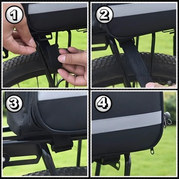 СУМКА ДЛЯ ВЕЛОСИПЕДА, СВЕТООТРАЖАЮЩАЯ СУМКА ДЛЯ ВЕЛОСИПЕДА, ОБЪЕМ 30 Л