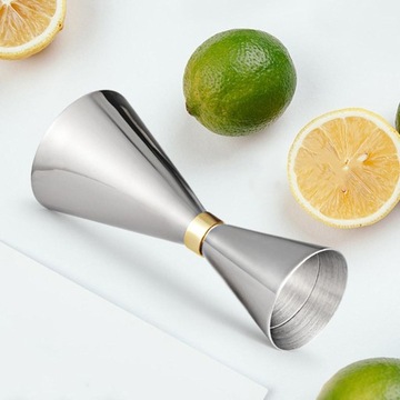 Джиггер в японском стиле, двойной коктейльный джиггер из нержавеющей стали 30, 45 мл, серебристый