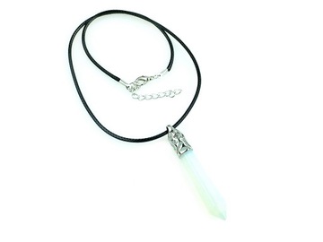 duża zawieszka amulet kamień opalit talizman