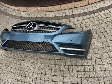 Mercedes B 246 передний бампер Решетка Led хром PDC
