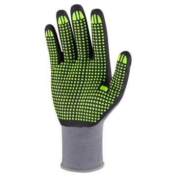RĘKAWICE NITRILE FLEX DOTS 10 STALCO PERFECT S-76321