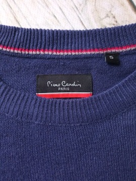 GRANATOWY MĘSKI SWETER PIERRE CARDIN S/M