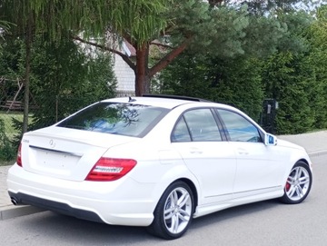 Mercedes Klasa C W205 2013 Automat Biała Perła Skóra Kamera Pakiet AMG Lift, zdjęcie 12