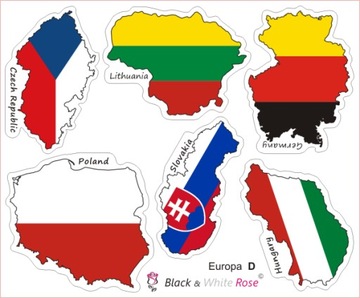 Наклейки на чемодан Moto Auto Europa D