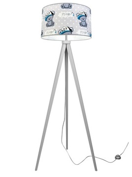 LAMPA TRÓJNÓG LOFT DZIECIĘCA ABAŻUR WZÓR LED