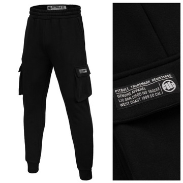 Spodnie dresowe dresy męskie bojówki Cypress Sport PIT BULL r.L