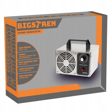 Generator Ozonu Ozonator Oczyszczacz do Powietrza Mocny Czasomierz 60 min