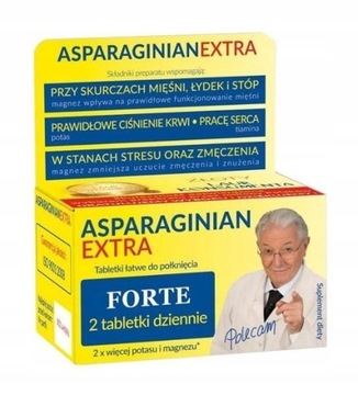 ASPARAGINIAN EXTRA FORTE MAGNEZ POTAS SKURCZE 50