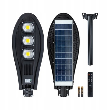 Lampa uliczna 150 W 2500 lm zasilanie solarne