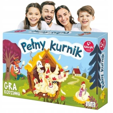 Pełny Kurnik Świetna GRA FAMILIJNA Planszówka dla Całej RODZINY Ciekawa Gra