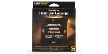 MusicNomad MN603 Precision Radius Gauge Set - 2 Pak miernik promienia szyi