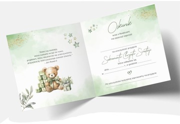 Приглашение к священному крещению + конверт + имя ребенка + Экспресс + качество