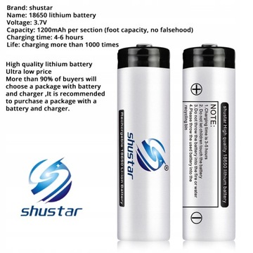 Светодиодный фонарик Shustar Ultra Bright L2/V6