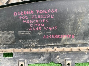 KRYT PODLAHA POD NÁRAZNÍK MERCEDES CITAN A4158850125 W415