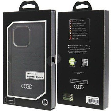 Оригинальный чехол Audi MagSafe для iPhone 15 Pro, чехол для телефона