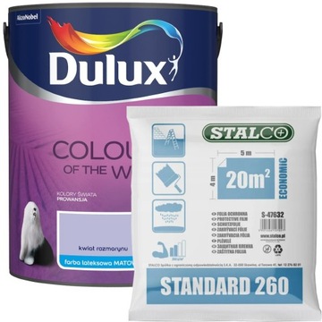 Dulux Kolory Świata Kwiat Rozmarynu 5L + GRATIS