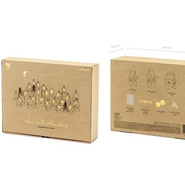 Домики для создания адвент-календаря, набор