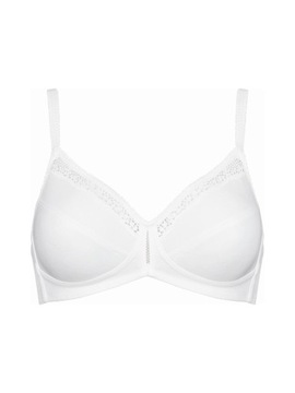 Biustonosz Triumph Cotton Beauty N Promocja 80c;biały