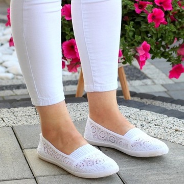 Белые удобные кружевные кроссовки, эластичные кроссовки