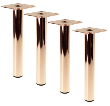 4x Noga fi 25 nóżka meblowa miedź 18 cm