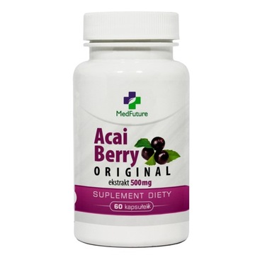 JAGODY ACAI BERRY ORYGINAL kontrola wagi 60 kaps