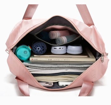 БОЛЬШАЯ ЖЕНСКАЯ СУМКА ДЛЯ ЗАЛА РОЗОВАЯ