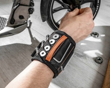 Магнитный браслет с карманами своими руками, подарок мужу или парню