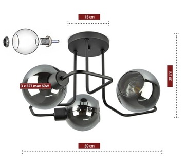 ПОТОЛОЧНЫЙ СВЕТИЛЬНИК, ЛЮСТРА LOFT EDISON LED BAL