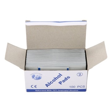Одноразовые спиртовые салфетки 100 шт.