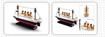 KLOCKI SLUBAN STATEK Titanic mały 194 - B0576