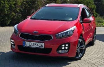 Kia Ceed II Kombi Facelifting 1.0 T-GDI 120KM 2015 Kia Ceed T-GDI 120 KM GT ASO Navi Kamera CarPlay Bezwypadkowa