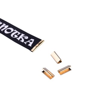 Końcówka zakończenie pasek 15MM złota 2szt 2085