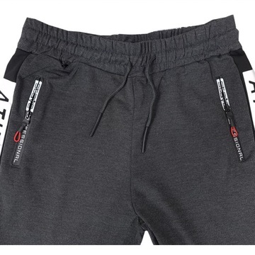 Мужские спортивные штаны модные бегуны карманы хлопковые замки, xl/xxl