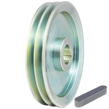 Koła koło pasowe szajba 2 paski 2x 13mm HA | fi 230mm otwór z listy + wpust