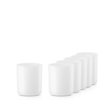 Pojemnik szklany szklanka do zalewu świec 38006 biały mat 260 ml 100 szt.
